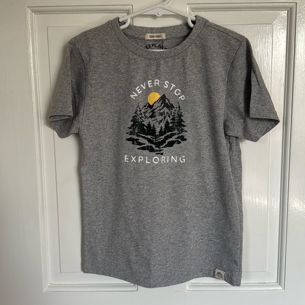 Gray Kids Adventure T-Shirt